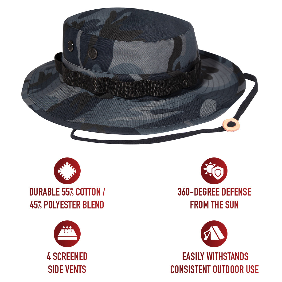 Rothco Camo Boonie Hat LARSON TACTICAL SUPPLY