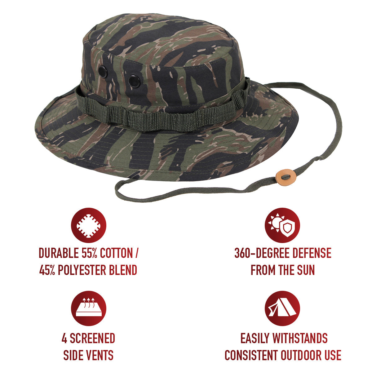 Rothco Camo Boonie Hat LARSON TACTICAL SUPPLY