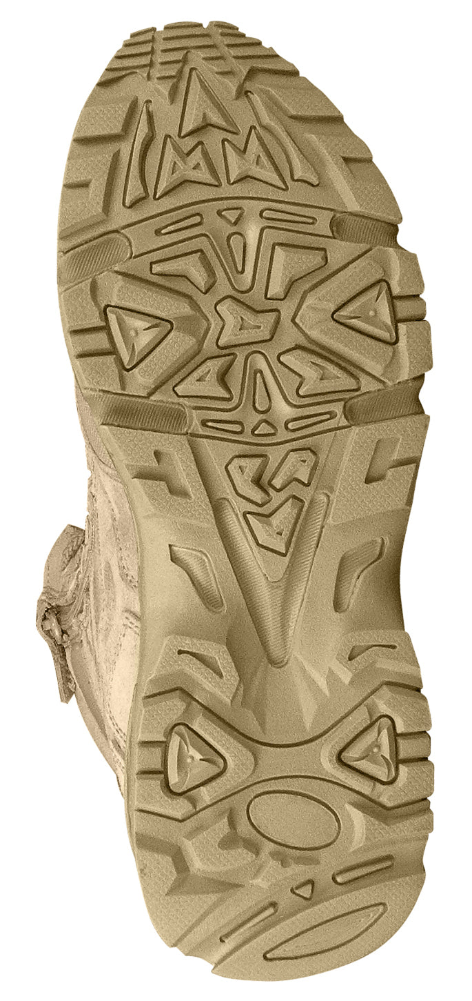 Rothco Forced Entry Deployment Boots With Side Zipper - 8 Inch LARSON TACTICAL SUPPLY