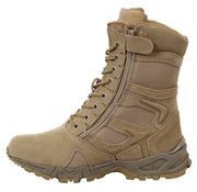 Rothco Forced Entry Deployment Boots With Side Zipper - 8 Inch LARSON TACTICAL SUPPLY