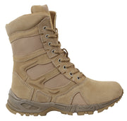 Rothco Forced Entry Deployment Boots With Side Zipper - 8 Inch LARSON TACTICAL SUPPLY