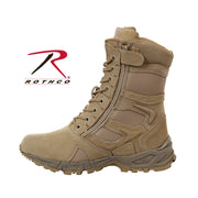 Rothco Forced Entry Deployment Boots With Side Zipper - 8 Inch LARSON TACTICAL SUPPLY