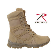 Rothco Forced Entry Deployment Boots With Side Zipper - 8 Inch LARSON TACTICAL SUPPLY