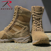 Rothco Forced Entry Deployment Boots With Side Zipper - 8 Inch LARSON TACTICAL SUPPLY