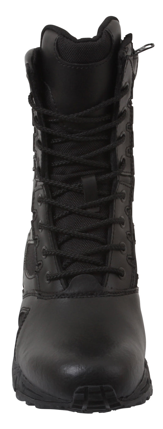 Rothco Forced Entry Deployment Boot With Side Zipper - 8 Inch LARSON TACTICAL SUPPLY