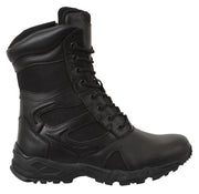 Rothco Forced Entry Deployment Boot With Side Zipper - 8 Inch LARSON TACTICAL SUPPLY