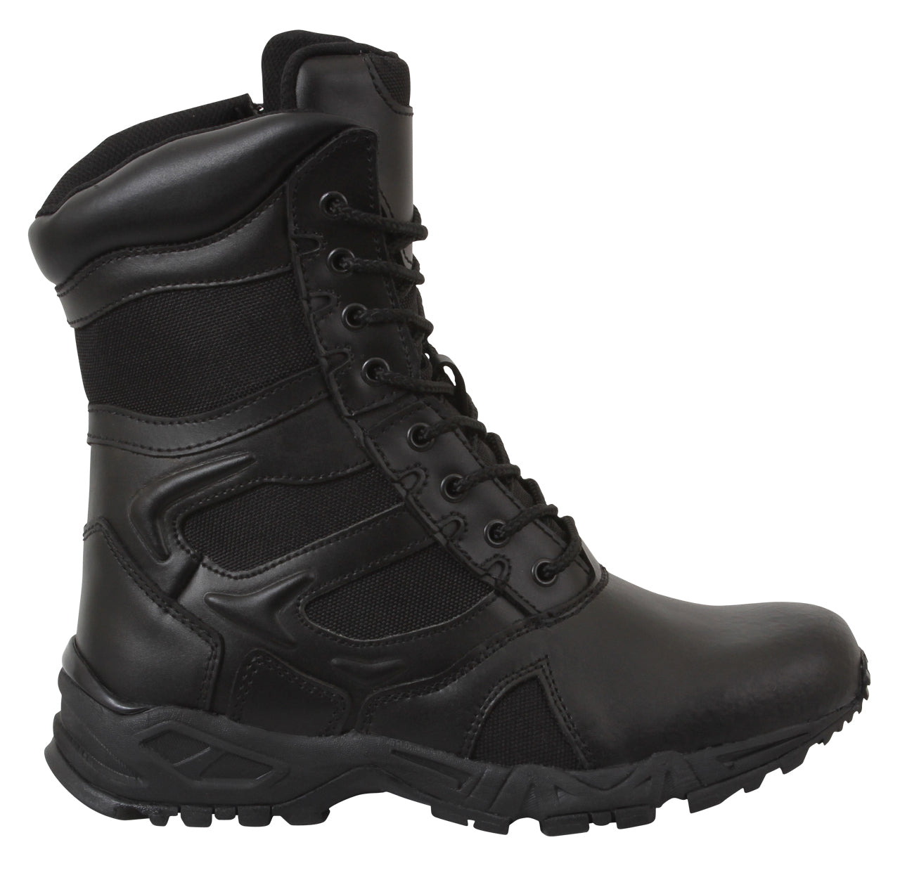 Rothco Forced Entry Deployment Boot With Side Zipper - 8 Inch LARSON TACTICAL SUPPLY