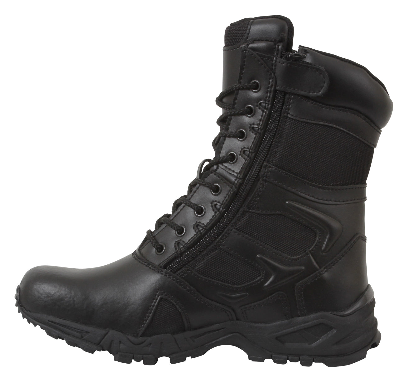 Rothco Forced Entry Deployment Boot With Side Zipper - 8 Inch LARSON TACTICAL SUPPLY