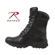 Rothco Forced Entry Deployment Boot With Side Zipper - 8 Inch LARSON TACTICAL SUPPLY