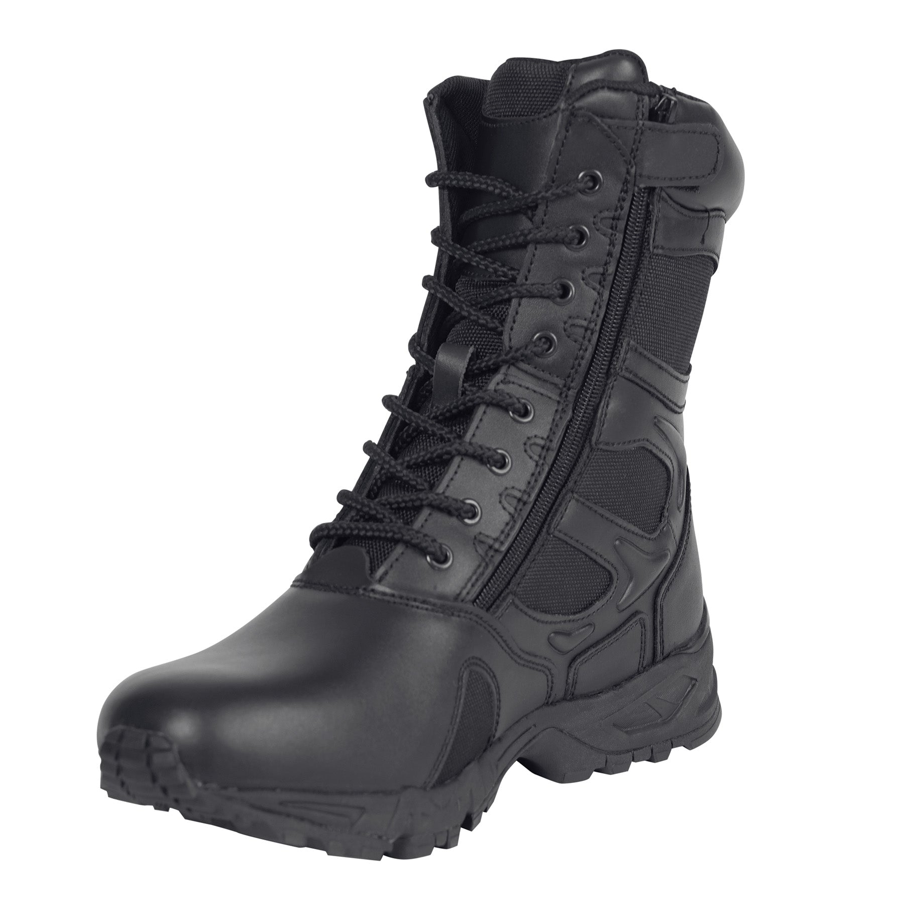 Rothco Forced Entry Deployment Boot With Side Zipper - 8 Inch LARSON TACTICAL SUPPLY