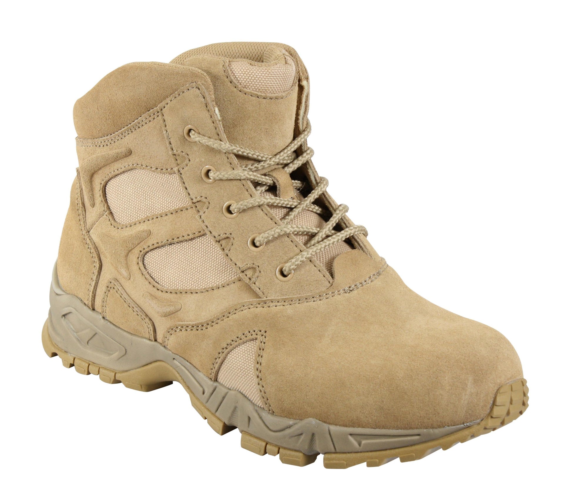 Rothco Forced Entry Desert Tan Deployment Boot - 6 Inch LARSON TACTICAL SUPPLY
