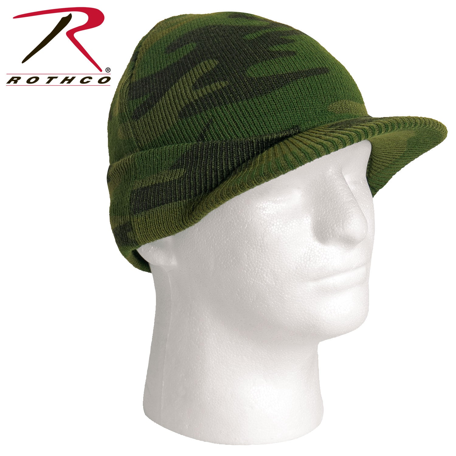 Rothco WWII M1941 Acrylic Knit Watch Cap with Brim LARSON TACTICAL SUPPLY