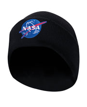 Rothco Deluxe NASA Meatball Logo Embroidered Watch Cap - Black LARSON TACTICAL SUPPLY