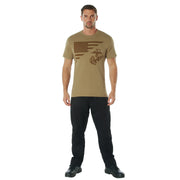 Rothco US Flag / USMC Eagle, Globe, & Anchor T Shirt LARSON TACTICAL SUPPLY