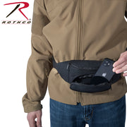 Rothco Canvas Crossbody Fanny Pack - Black LARSON TACTICAL SUPPLY