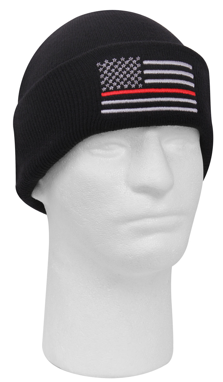 Rothco Deluxe Thin Red Line Watch Cap LARSON TACTICAL SUPPLY