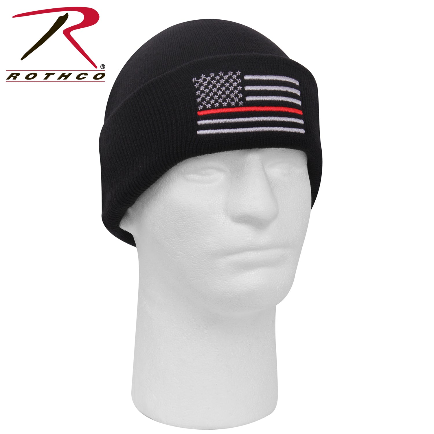 Rothco Deluxe Thin Red Line Watch Cap LARSON TACTICAL SUPPLY