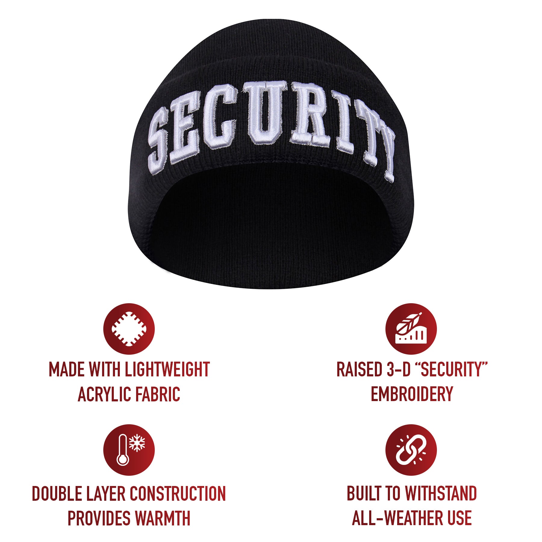 Rothco Deluxe Public Safety Embroidered Watch Cap LARSON TACTICAL SUPPLY