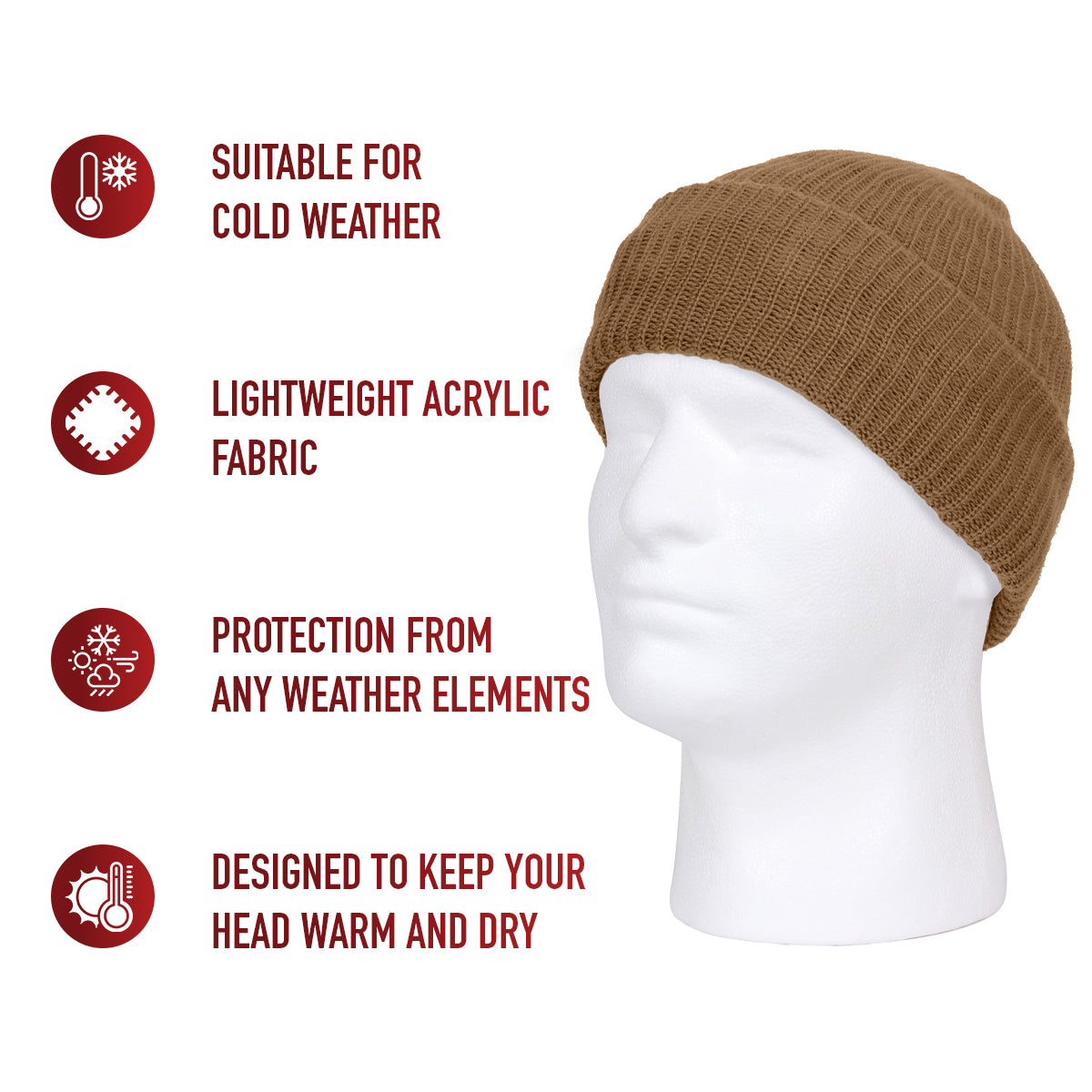 Rothco Acrylic Watch Caps LARSON TACTICAL SUPPLY