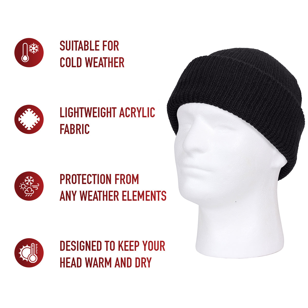 Rothco Acrylic Watch Caps LARSON TACTICAL SUPPLY