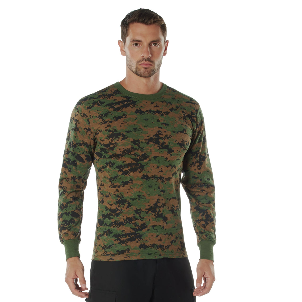 Rothco Long Sleeve Digital Camo T-Shirt LARSON TACTICAL SUPPLY