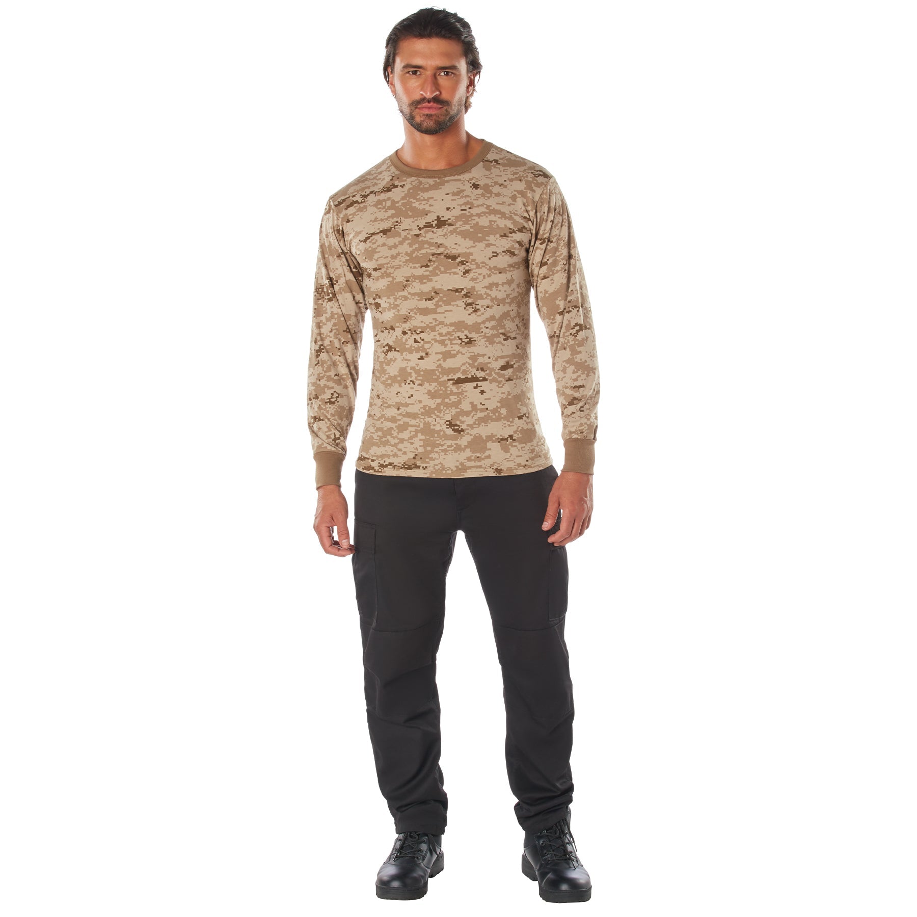 Rothco Long Sleeve Digital Camo T-Shirt LARSON TACTICAL SUPPLY