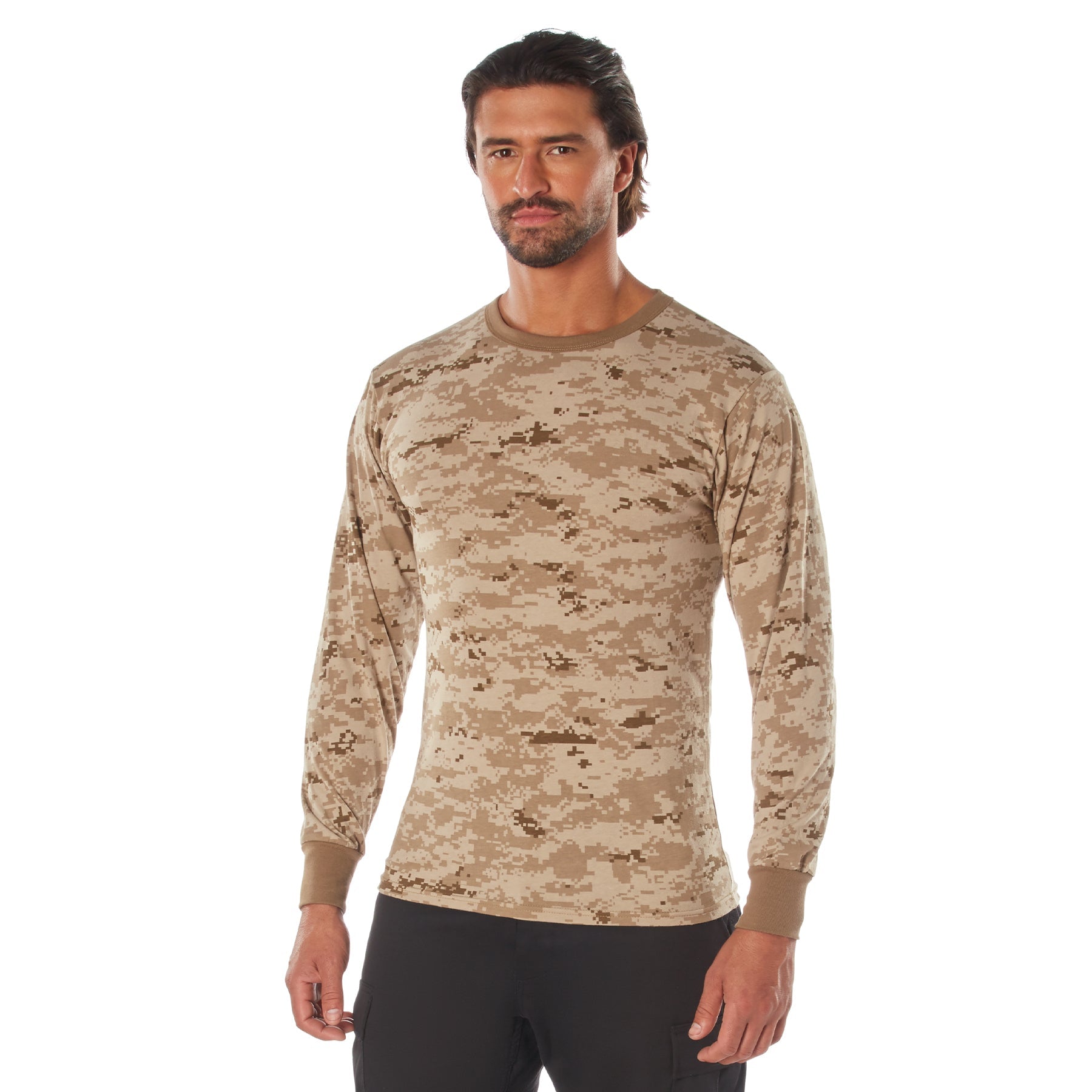 Rothco Long Sleeve Digital Camo T-Shirt LARSON TACTICAL SUPPLY