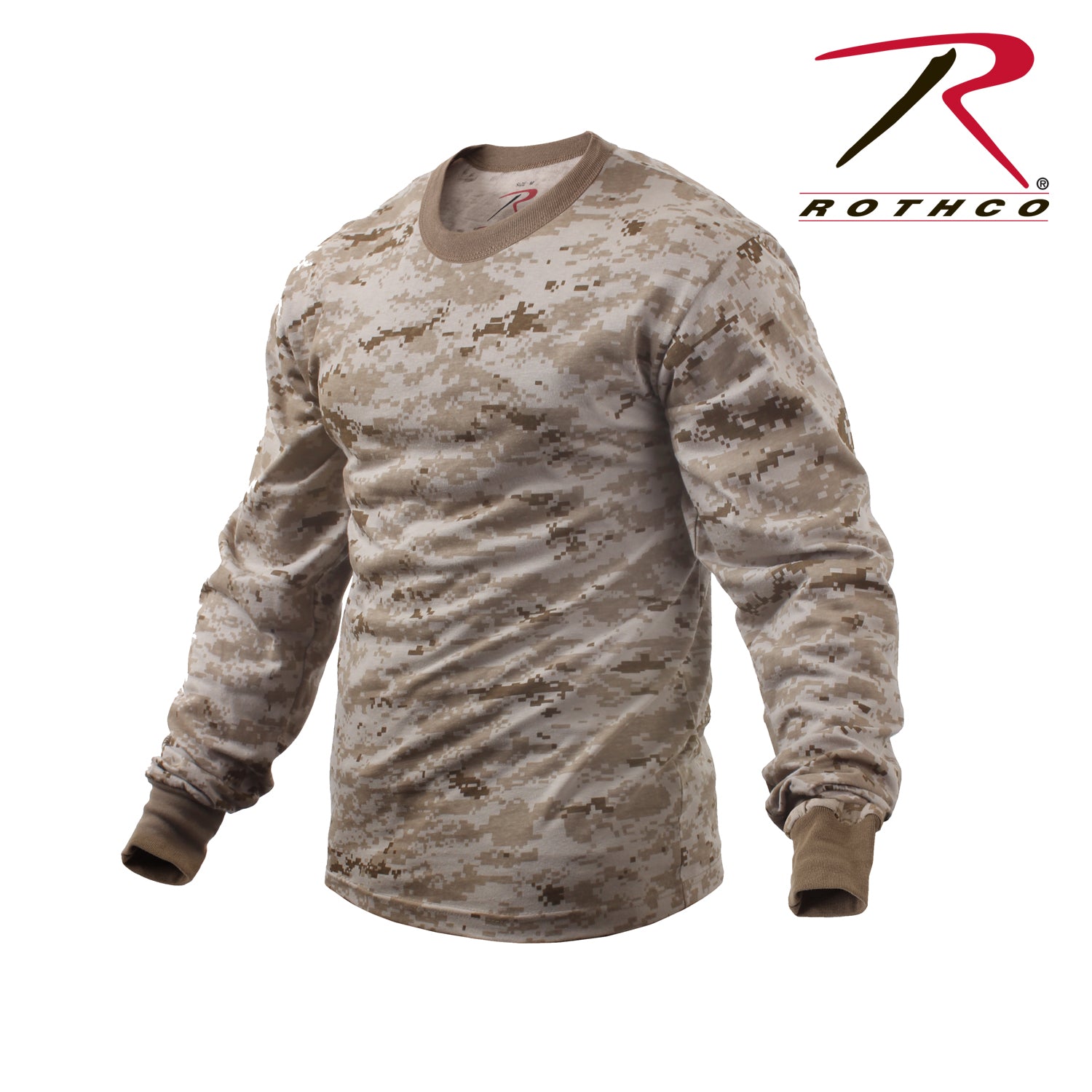 Rothco Long Sleeve Digital Camo T-Shirt LARSON TACTICAL SUPPLY