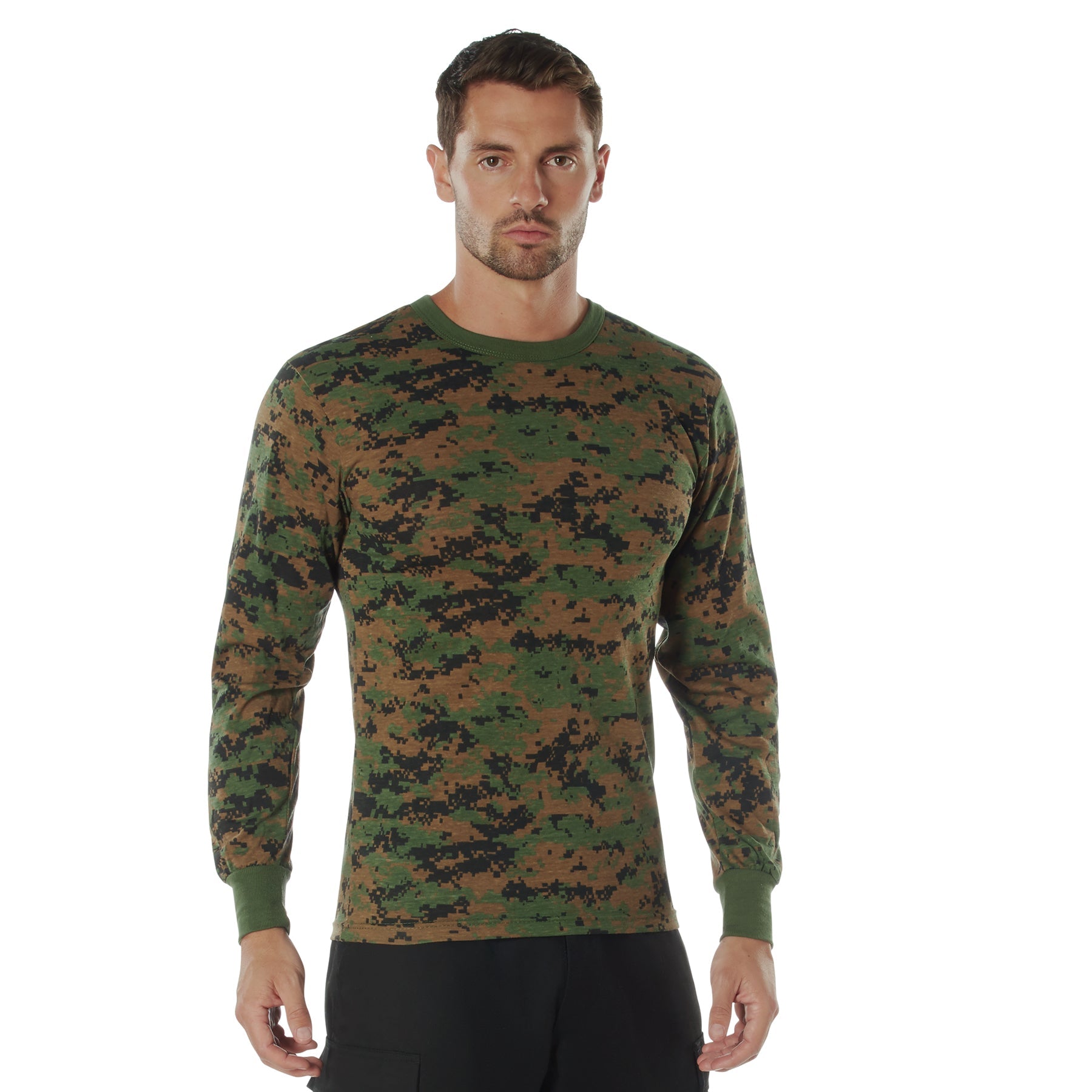 Rothco Long Sleeve Digital Camo T-Shirt LARSON TACTICAL SUPPLY