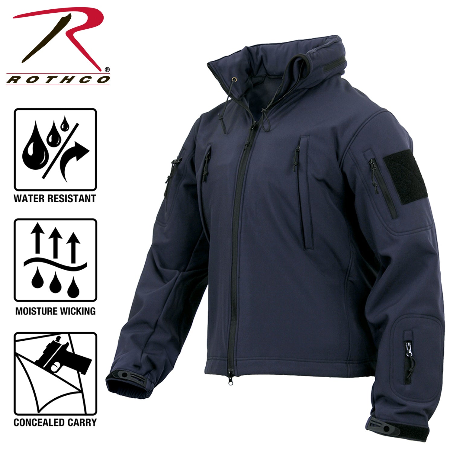 Rothco Concealed Carry Soft Shell Jacket LARSON TACTICAL SUPPLY