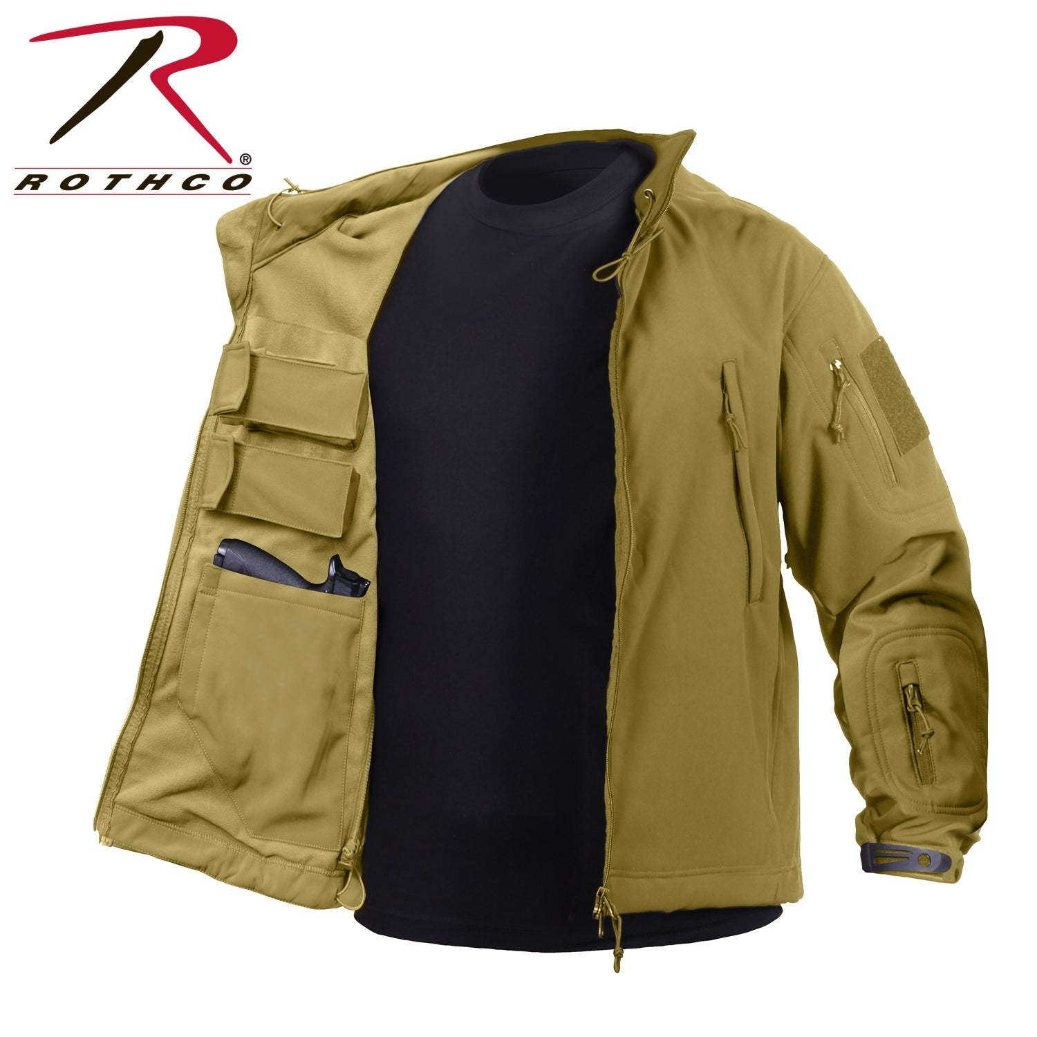 Rothco Concealed Carry Soft Shell Jacket LARSON TACTICAL SUPPLY