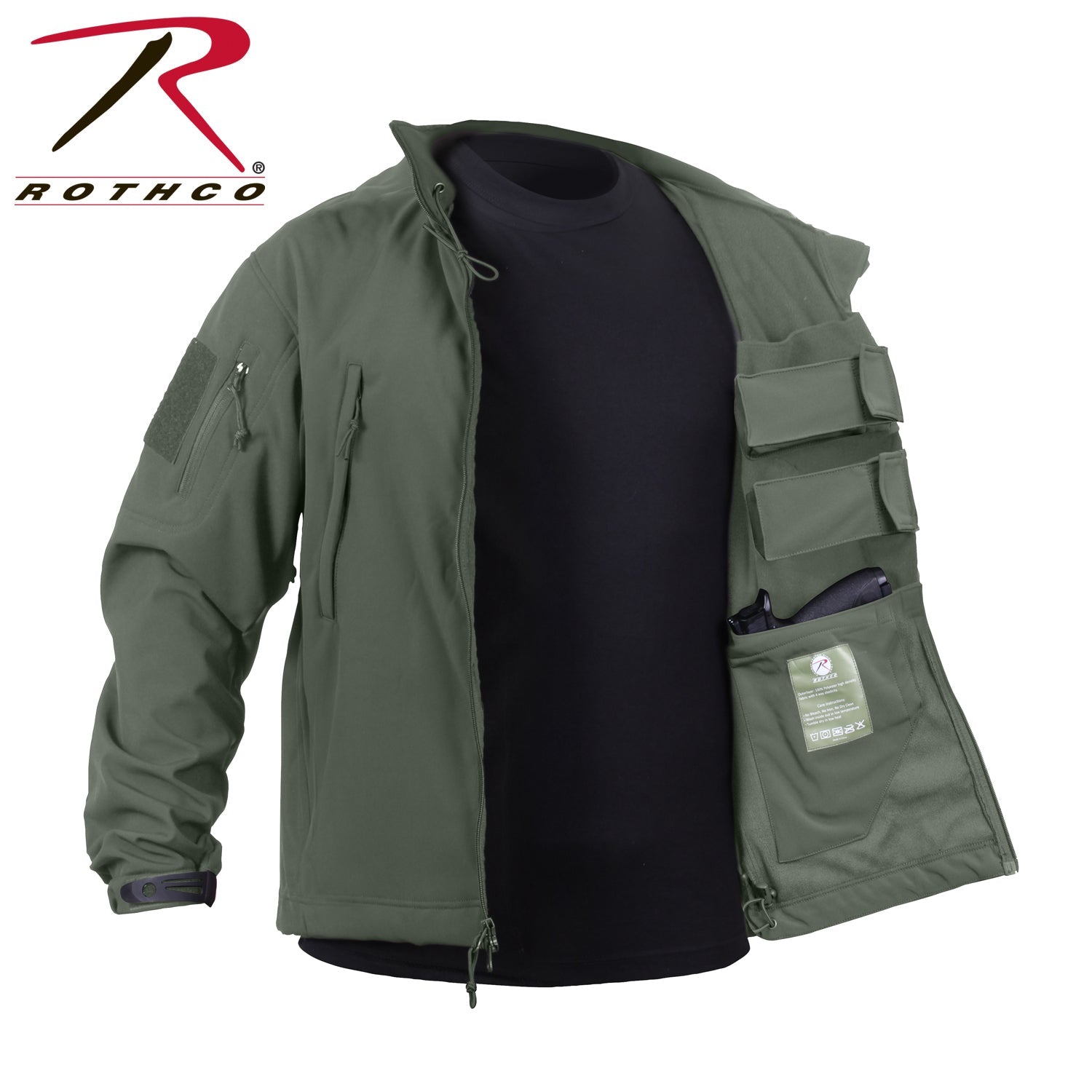 Rothco Concealed Carry Soft Shell Jacket LARSON TACTICAL SUPPLY