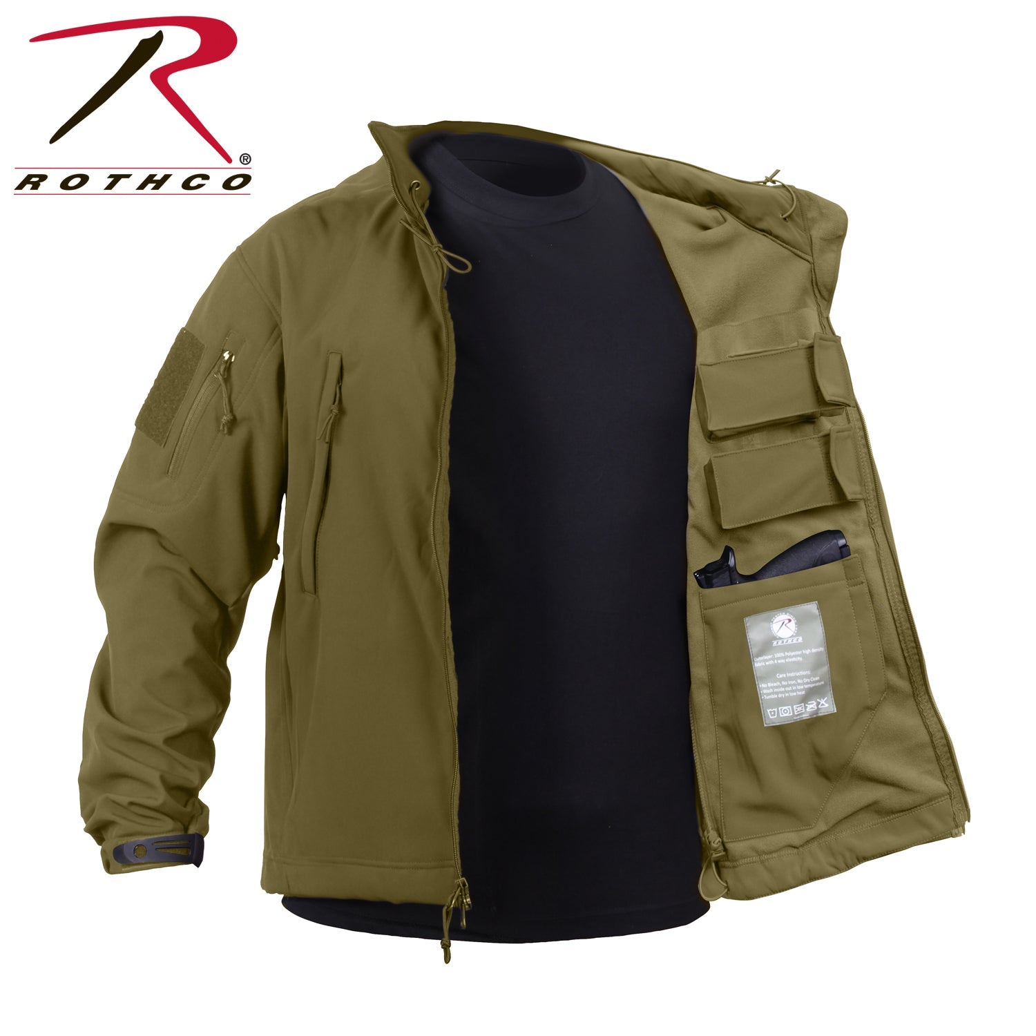 Rothco Concealed Carry Soft Shell Jacket LARSON TACTICAL SUPPLY