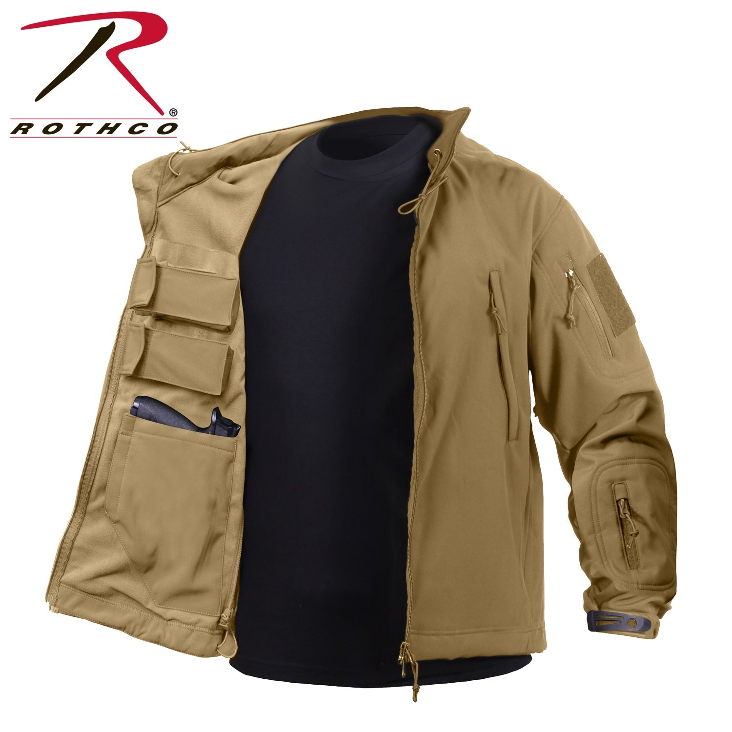 Rothco Concealed Carry Soft Shell Jacket LARSON TACTICAL SUPPLY