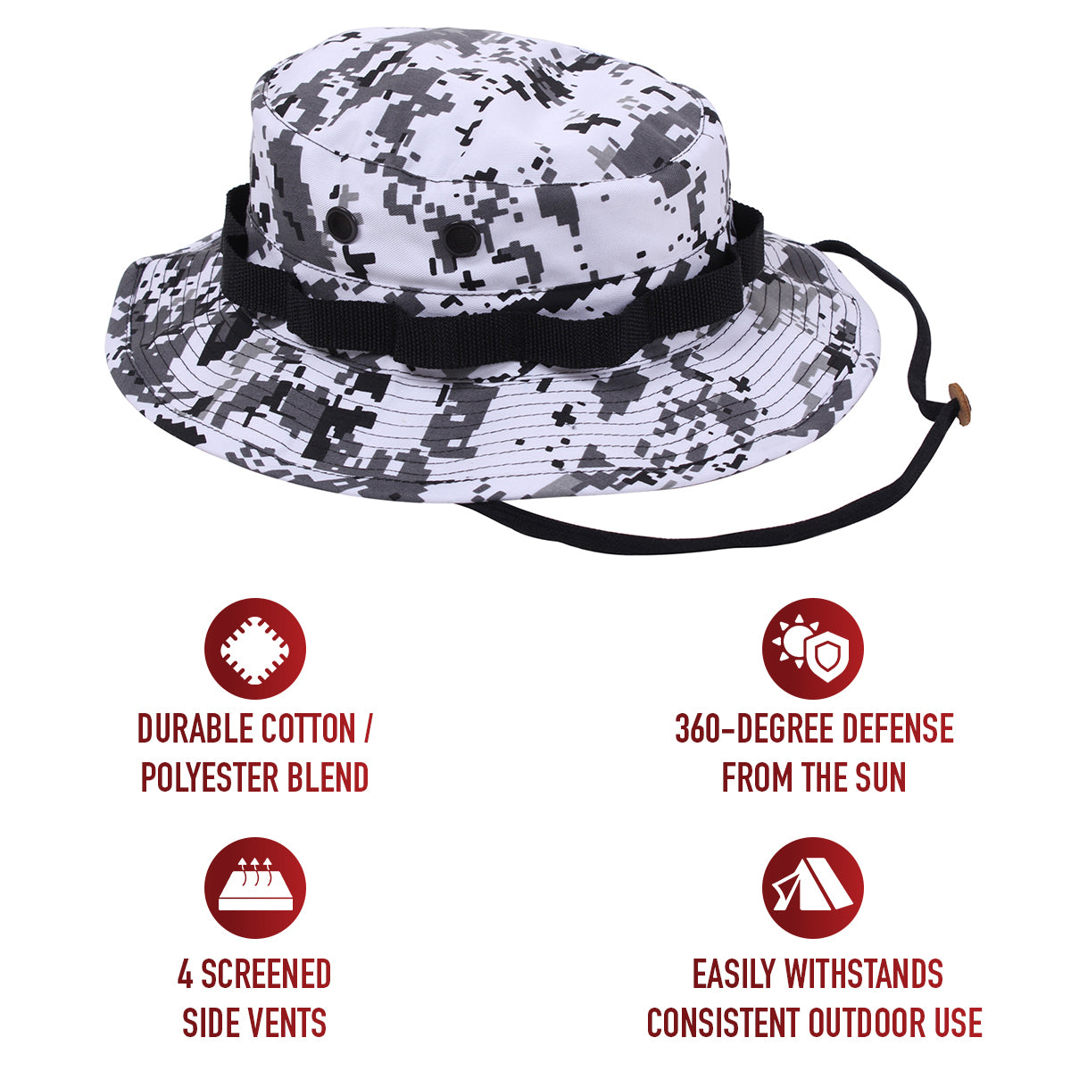 Rothco Digital Camo Boonie Hat LARSON TACTICAL SUPPLY