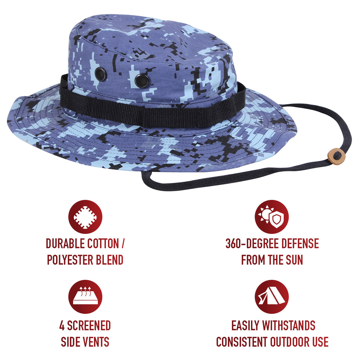Rothco Digital Camo Boonie Hat LARSON TACTICAL SUPPLY