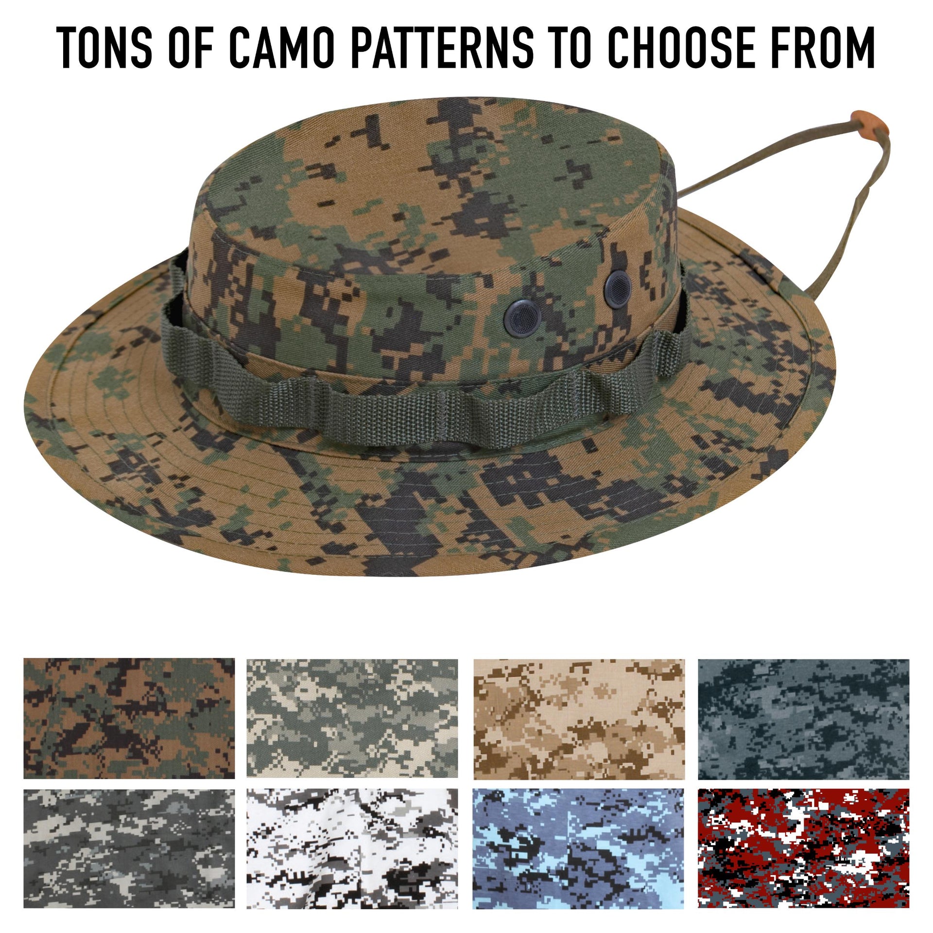Rothco Digital Camo Boonie Hat LARSON TACTICAL SUPPLY