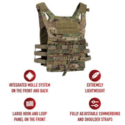 Rothco Lightweight Armor Plate Carrier Vest LARSON TACTICAL SUPPLY