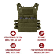 Rothco Lightweight Armor Plate Carrier Vest LARSON TACTICAL SUPPLY
