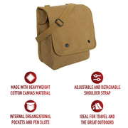 Rothco Canvas Map Case Shoulder Bag LARSON TACTICAL SUPPLY