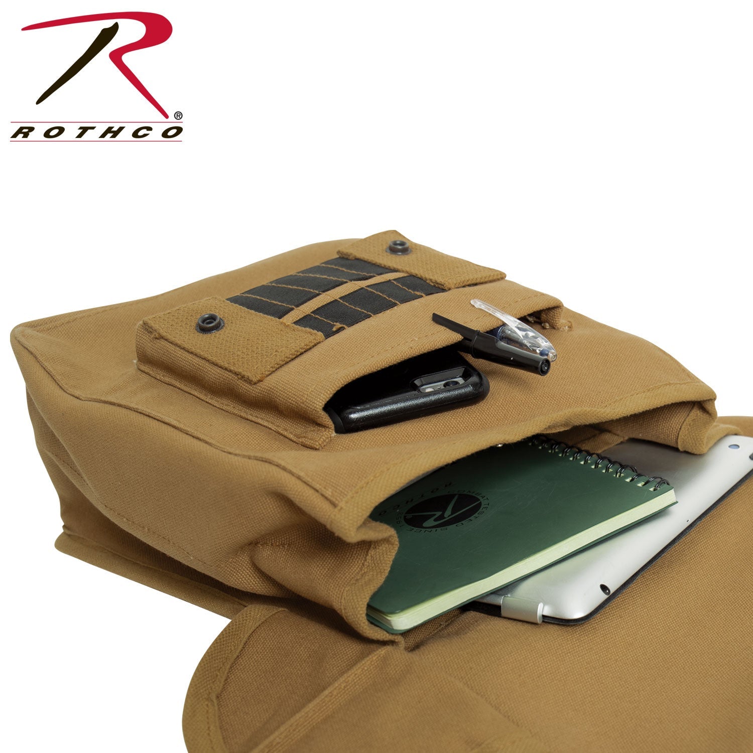 Rothco Canvas Map Case Shoulder Bag LARSON TACTICAL SUPPLY