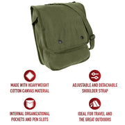 Rothco Canvas Map Case Shoulder Bag LARSON TACTICAL SUPPLY