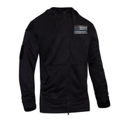 Rothco Thin Blue Line Concealed Carry Zippered Hoodie - Black LARSON TACTICAL SUPPLY