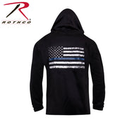 Rothco Thin Blue Line Concealed Carry Zippered Hoodie - Black LARSON TACTICAL SUPPLY