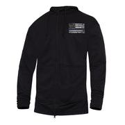 Rothco Thin Blue Line Concealed Carry Zippered Hoodie - Black LARSON TACTICAL SUPPLY