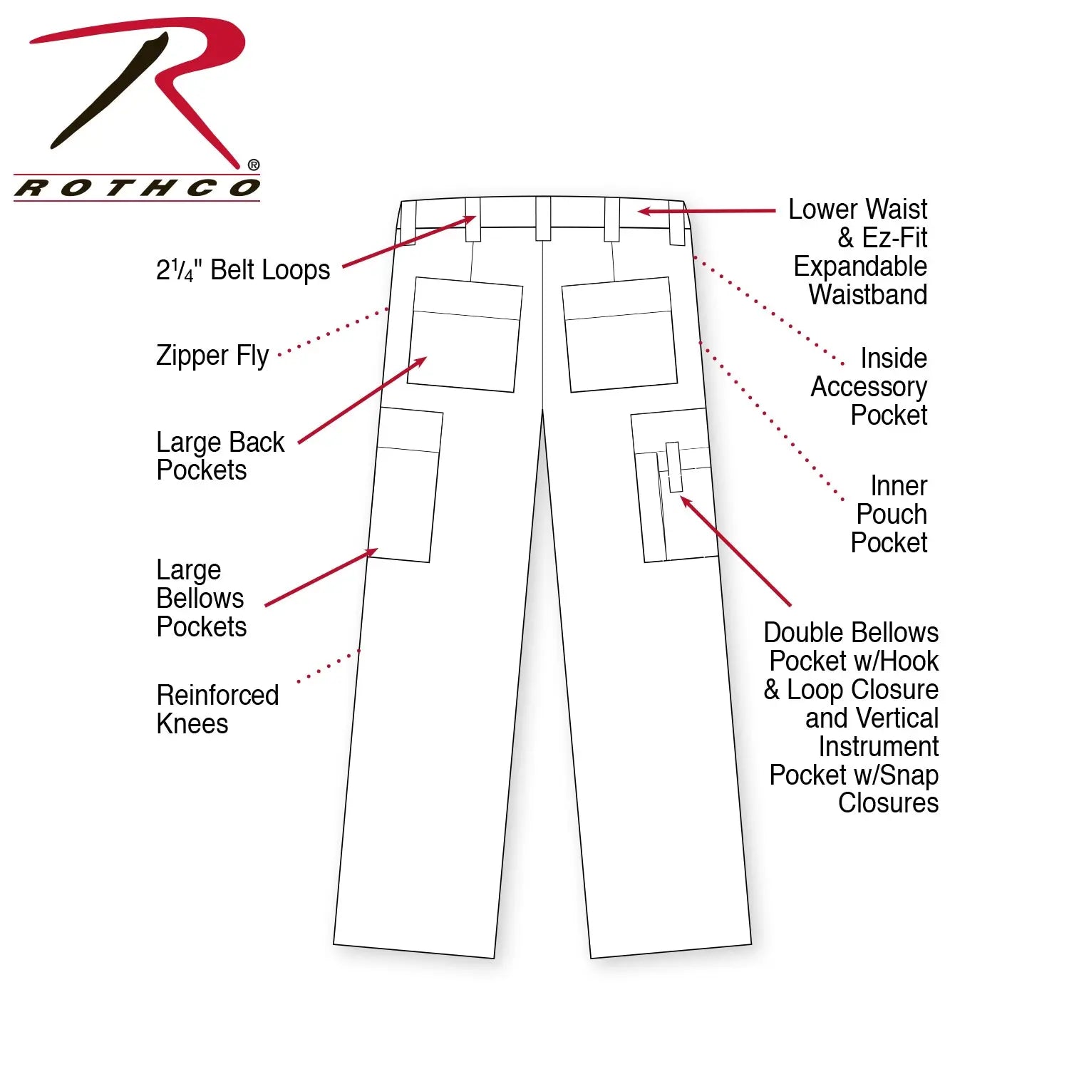 Rothco Womens EMT Pants LARSON TACTICAL SUPPLY