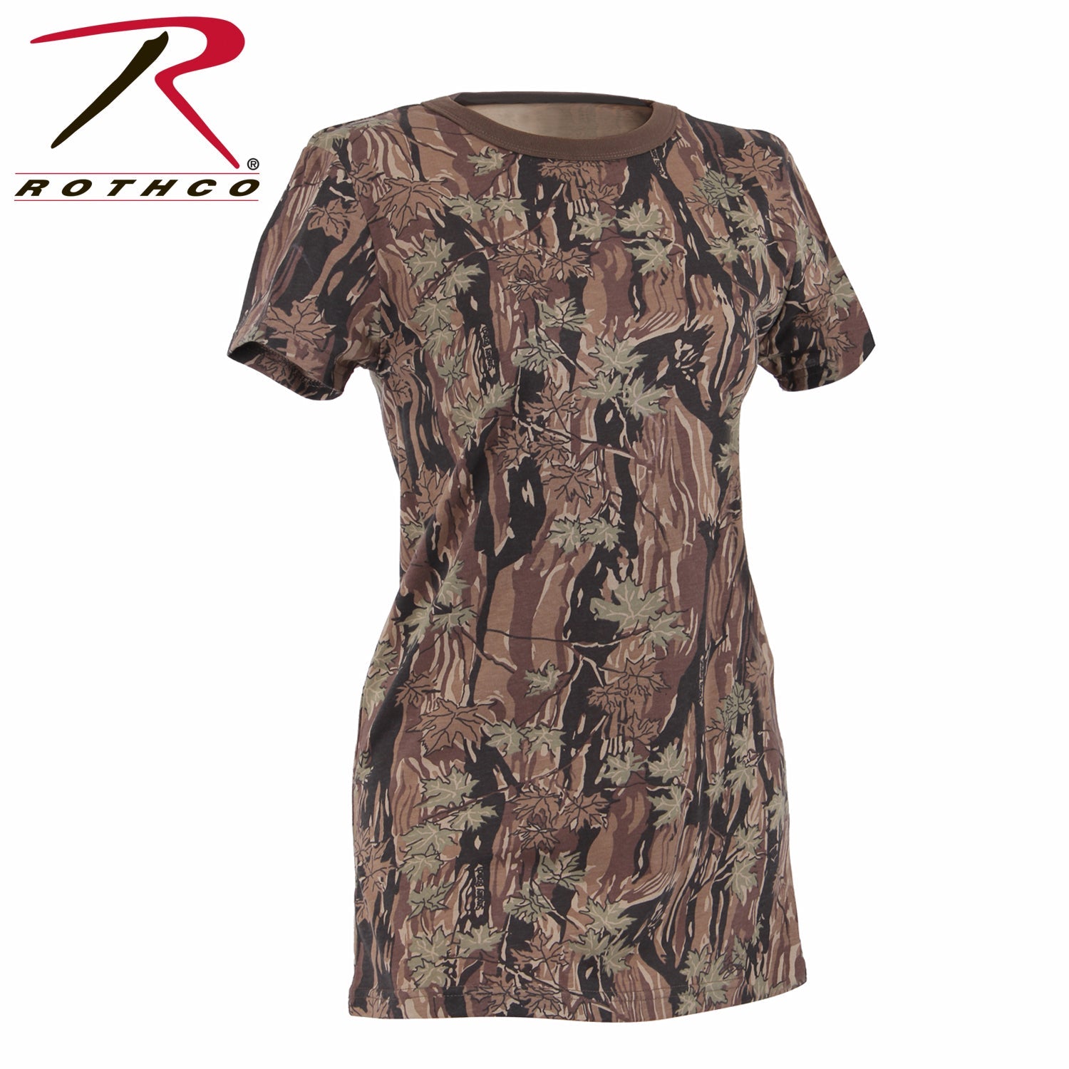 Rothco Womens Long Length Camo T-Shirt LARSON TACTICAL SUPPLY