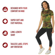 Rothco Womens Long Length Camo T-Shirt LARSON TACTICAL SUPPLY