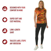 Rothco Womens Long Length Camo T-Shirt LARSON TACTICAL SUPPLY