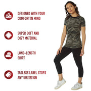Rothco Womens Long Length Camo T-Shirt LARSON TACTICAL SUPPLY